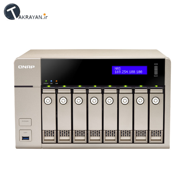 QNAP TVS-863-4G NAS - Diskless